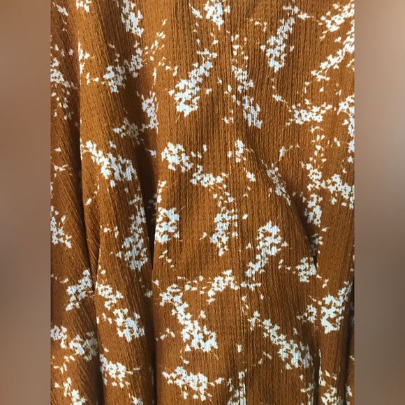 Anthropologie Mustard Wrap top. - Picture 5 of 7